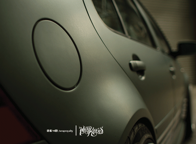 3M 2080-M206 Metallic Matte Pine Green Vinyl