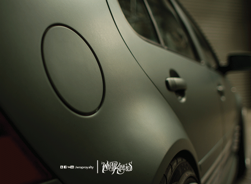 3M 2080-M206 Metallic Matte Pine Green Vinyl