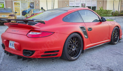 3M 2080-M13 Matte HotRod Red Vinyl