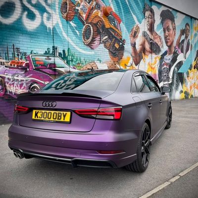 KPMF Matt Purple Black Iridescent K75565 Vinyl