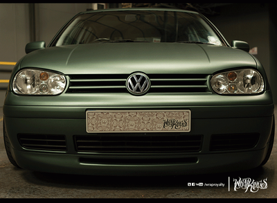 3M 2080-M206 Metallic Matte Pine Green Vinyl