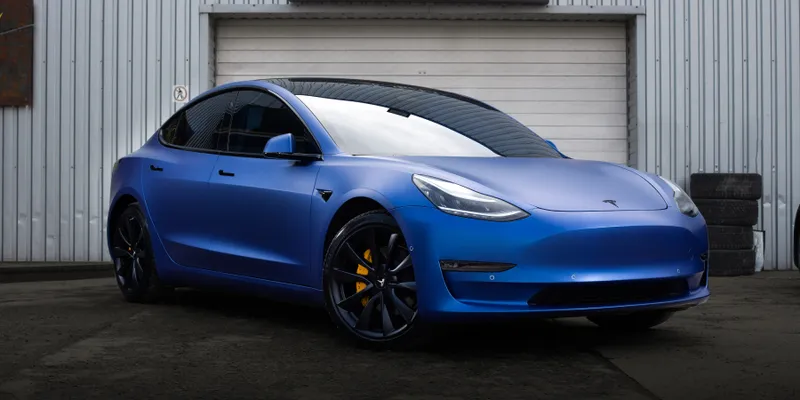 3M 2080-M217 Matte Slate Blue Metallic Vinyl