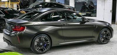 3M 2080-SP242 Satin Gold Dust Black Vinyl