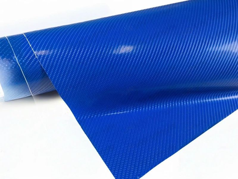 VN WRAP - 4D BLÅ KOLFIBER VINYL