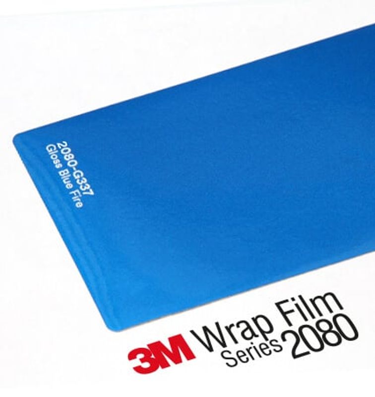 3M 2080-G337 Gloss Blue Fire Vinyl