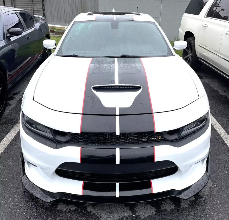 Svart Stripes - Premium