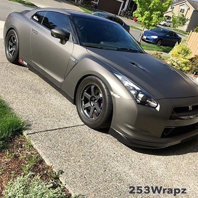 3M 2080-M211 Metallic Matte Charcoal Vinyl