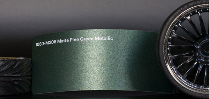 3M 2080-M206 Metallic Matte Pine Green Vinyl