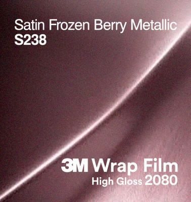 3M 2080-S238 Satin Frozen Berry Metallic Vinyl