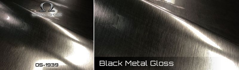 OMEGA SKINZ OS-1939 Black Metal Gloss Vinyl