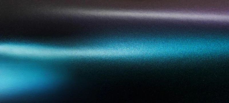 Avery Satin Rushing Riptide Cyan & Purple