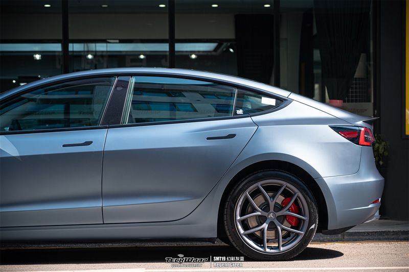 TeckWrap SMT19 Silver Blue