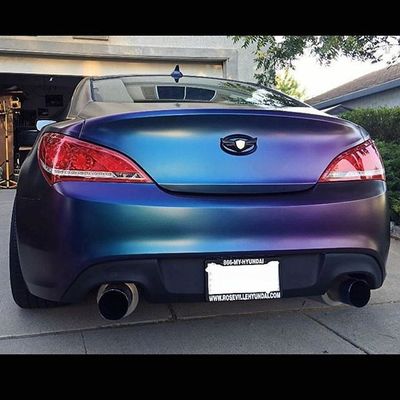 Avery Satin Rushing Riptide Cyan & Purple