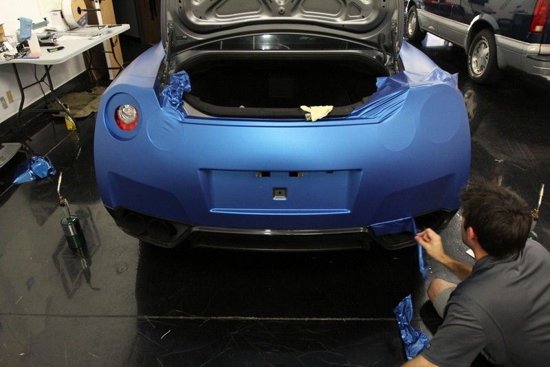 3M 2080-M227 Metallic Matte Blue Vinyl
