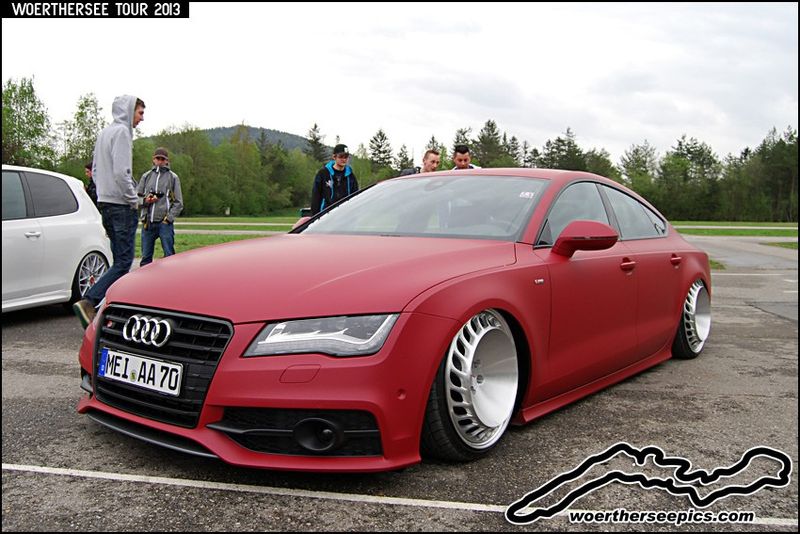 Avery Matte Metallic Garnet Red