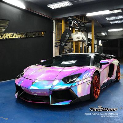 TeckWrap MCH01 Purple Blue Aquamarine (Bredd 137cm)