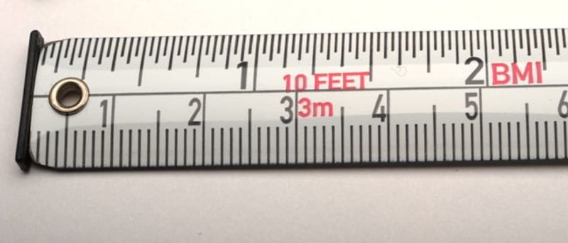 FixxSignScale - Platt Måttband 3m