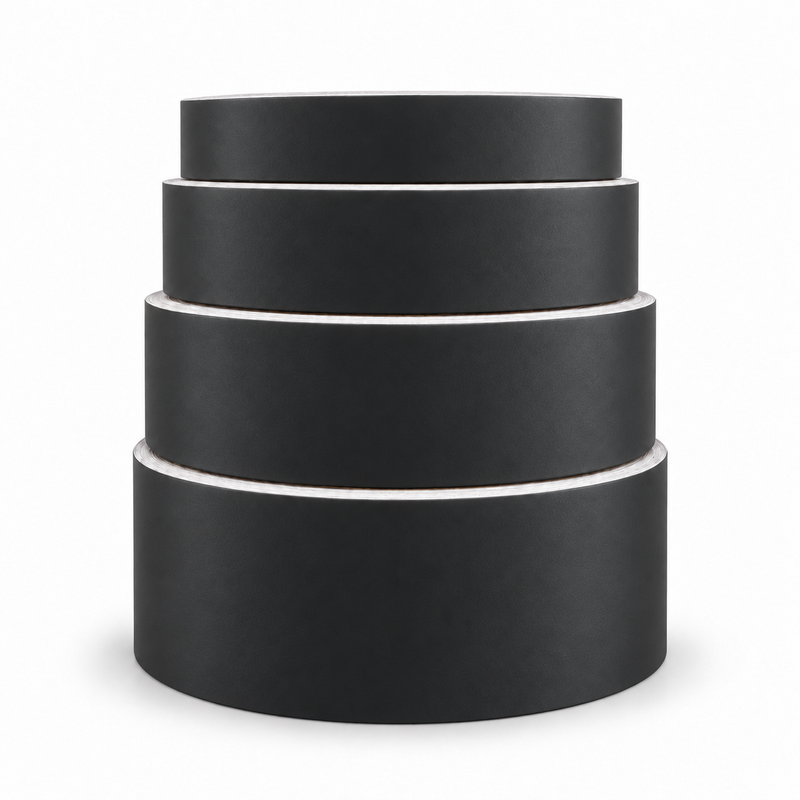 Matt Svart Stripes - Premium