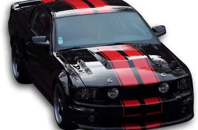 Mörkröd Stripes - Premium