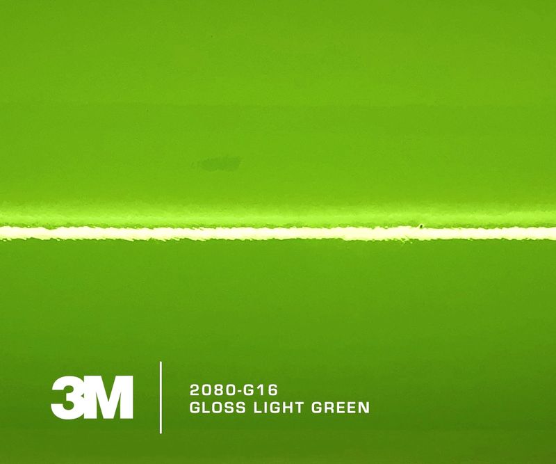 3M 2080-G16 Gloss Light Green Vinyl