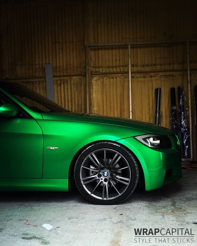 3M 2080-G336 Metallic Gloss Green Envy Vinyl