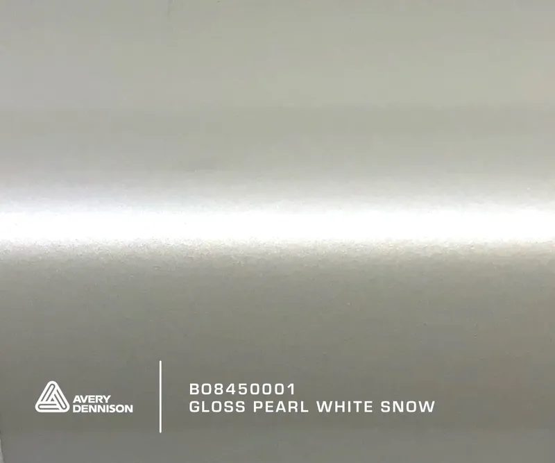 Avery Gloss Pearl White Snow