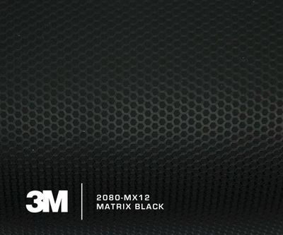 3M 2080-MX12 Matrix Black Vinyl