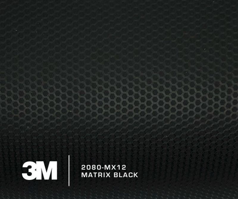 3M 2080-MX12 Matrix Black Vinyl