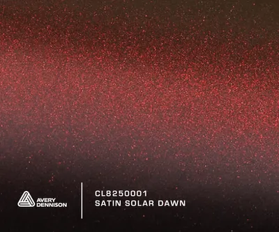 Avery Satin Solar Dawn Black/Red