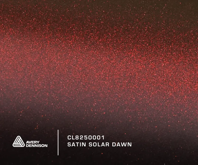 Avery Satin Solar Dawn Black/Red