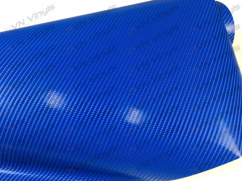 VN WRAP - 4D BLÅ KOLFIBER VINYL