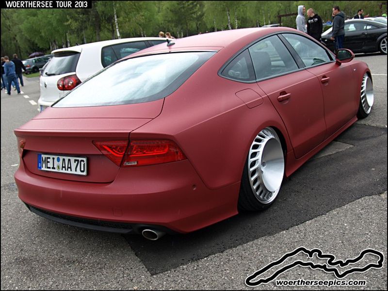 Avery Matte Metallic Garnet Red
