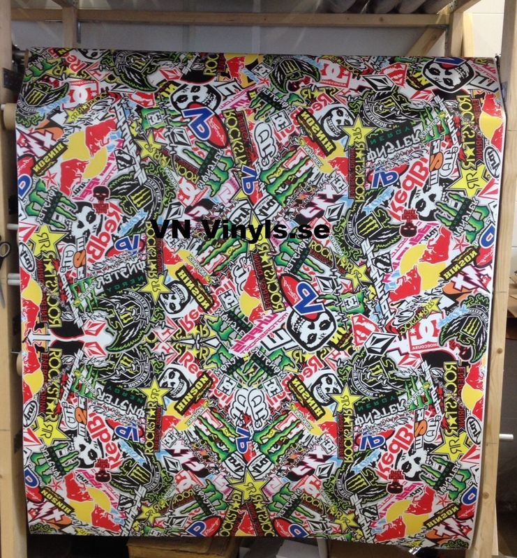 VN WRAP - STICKERBOMB VINYL MODELL 2