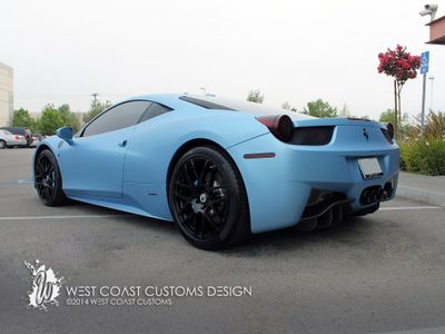 Avery Matte Metallic Frosty Blue