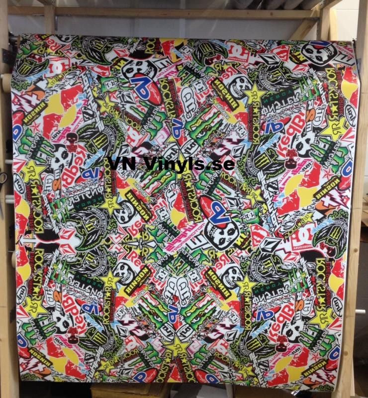 VN WRAP - STICKERBOMB VINYL MODELL 2