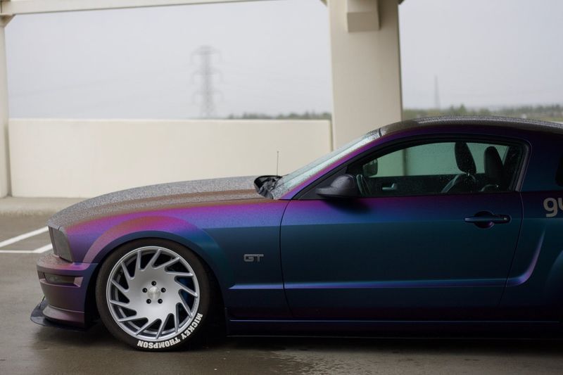 Avery Satin Roaring Thunder Blue & Red