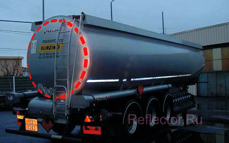 Oralite VC104+ TS Gul Tanker Stickers
