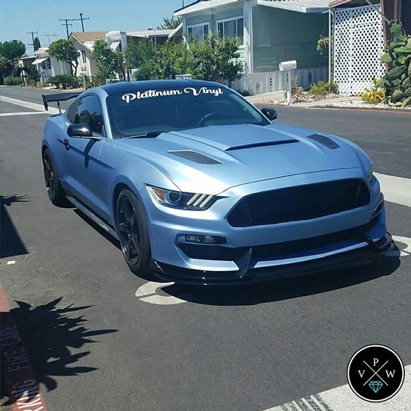 Avery Matte Metallic Frosty Blue