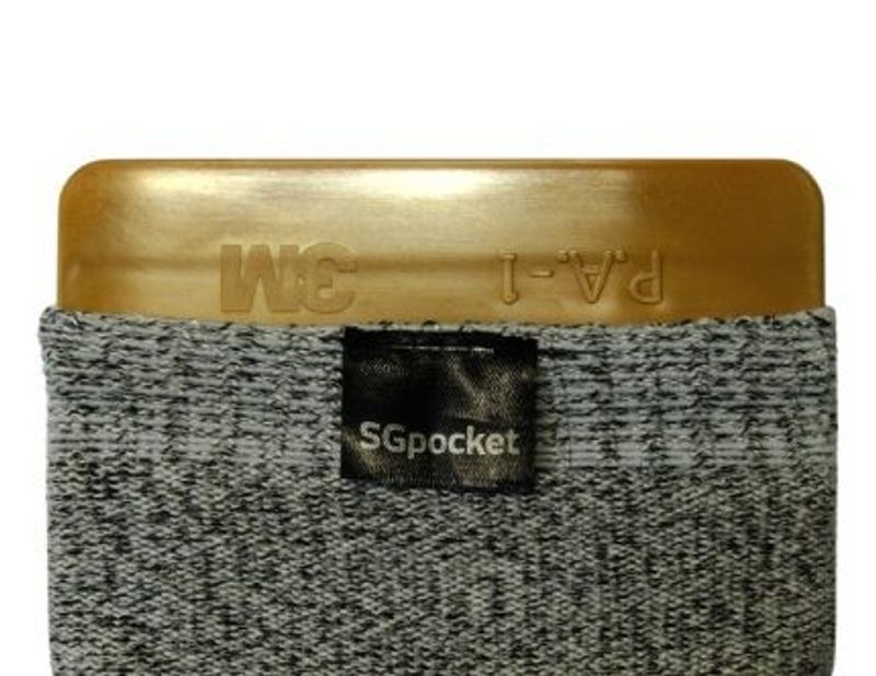 SG Pocket Grey Skrapskydd 4"