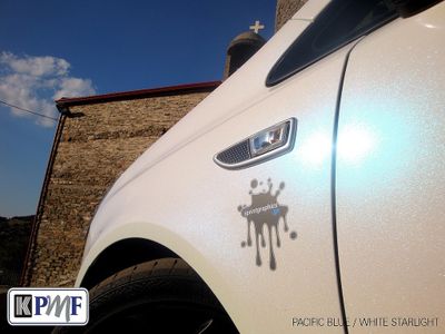 KPMF Pacific Blue & White Starlight K75476 Vinyl