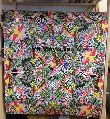VN WRAP - STICKERBOMB VINYL MODELL 2