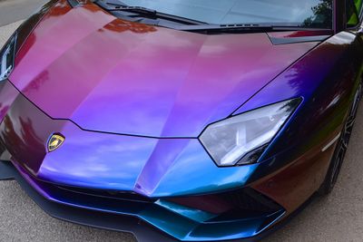 Avery Gloss Rushing Riptide Cyan & Purple