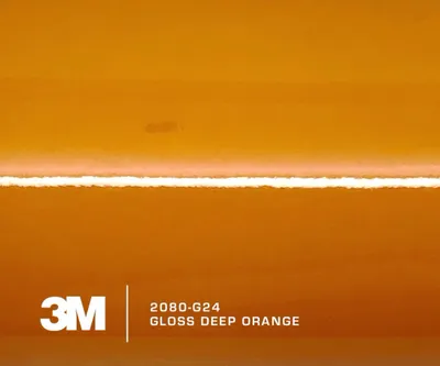 3M 2080-G24 Gloss Deep Orange Vinyl