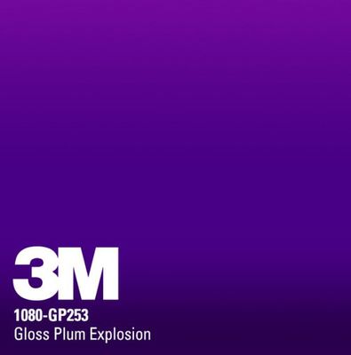 3M 1080-GP258 Gloss Plum Explosion VInyl