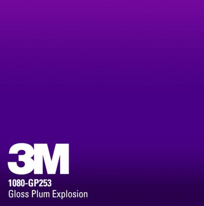 3M 1080-GP258 Gloss Plum Explosion VInyl