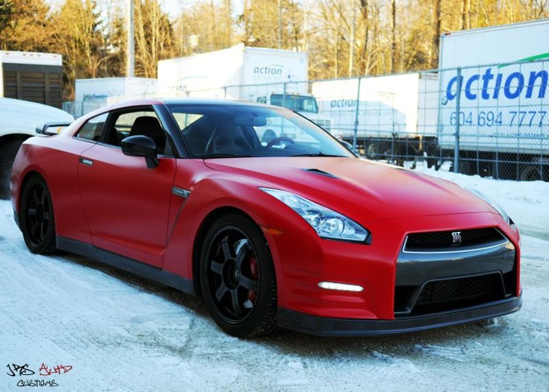 Avery Satin Carmine Red