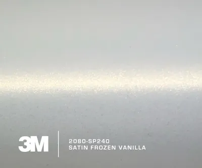3M 2080-SP240 Satin Frozen Vanilla Vinyl