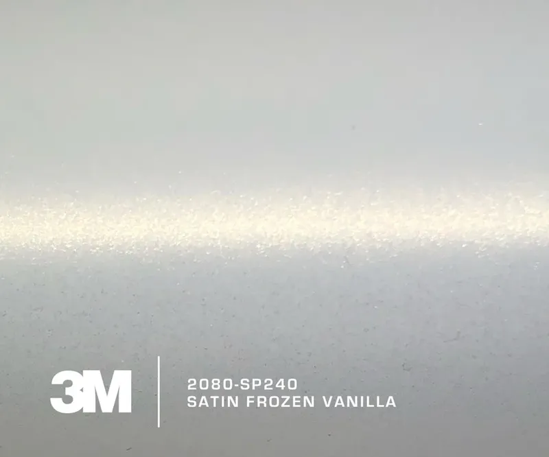 3M 2080-SP240 Satin Frozen Vanilla Vinyl