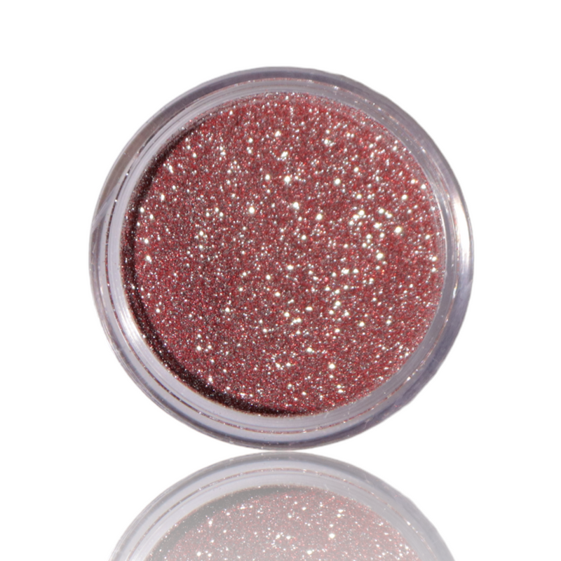 Flash glitter röd