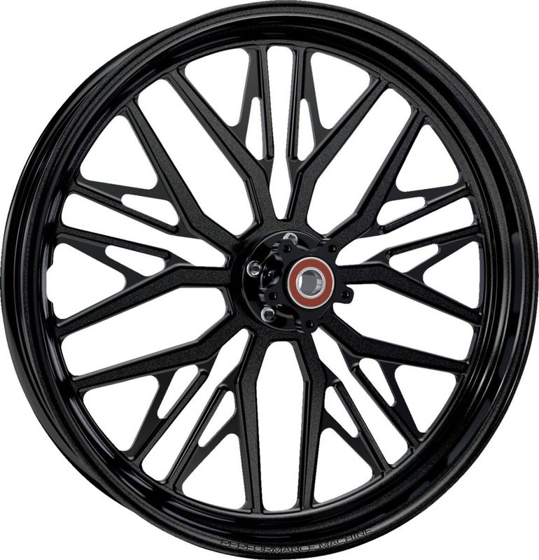 Framhjul Performance Machine Nivis Disc/with dubbel Touring 08-23, Trike 14-21 svart